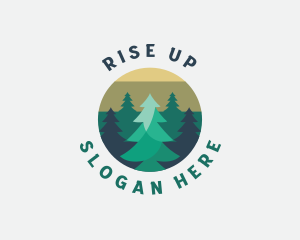 Pine Tree Forest logo design