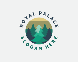 Pine Tree Forest logo design