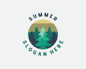 Pine Tree Forest logo design