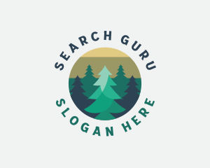 Pine Tree Forest logo design