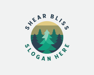 Pine Tree Forest logo design