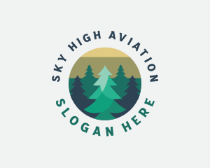 Pine Tree Forest logo design