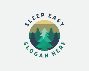 Pine Tree Forest logo design