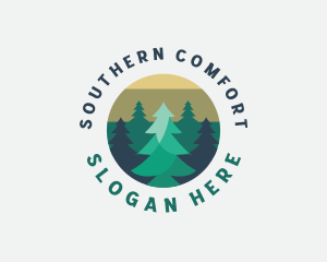 Pine Tree Forest logo design