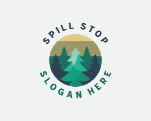 Pine Tree Forest logo design