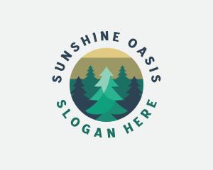 Pine Tree Forest logo design