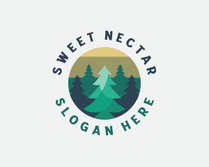 Pine Tree Forest logo design