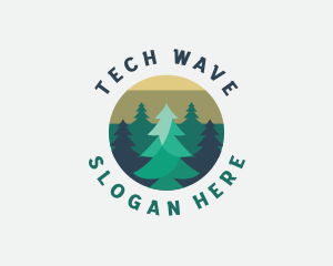 Pine Tree Forest logo design