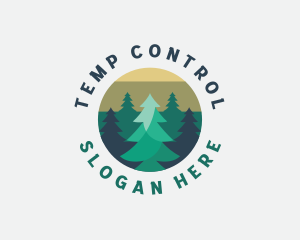 Pine Tree Forest logo design