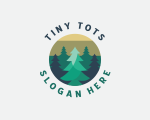 Pine Tree Forest logo design