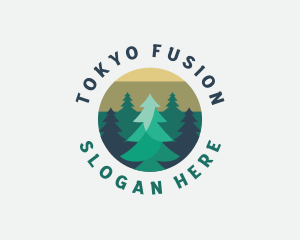 Pine Tree Forest logo design