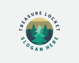 Pine Tree Forest logo design