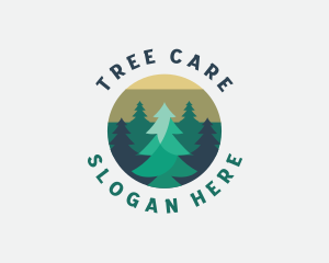 Pine Tree Forest logo design