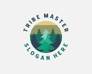 Pine Tree Forest logo design