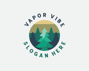 Pine Tree Forest logo design