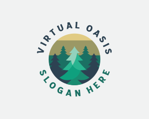 Pine Tree Forest logo design