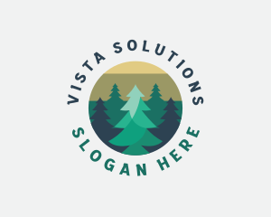 Pine Tree Forest logo design