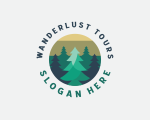 Pine Tree Forest logo design