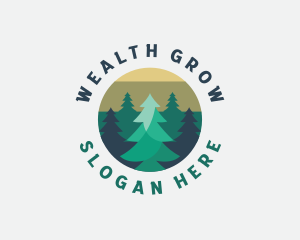 Pine Tree Forest logo design