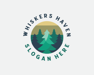 Pine Tree Forest logo design