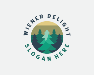 Pine Tree Forest logo design