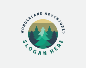 Pine Tree Forest logo design