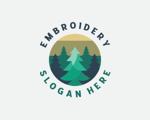 Pine Tree Forest logo design