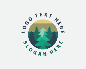 Pine Tree Forest Logo