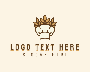 Food - Baker Hat Wheat logo design