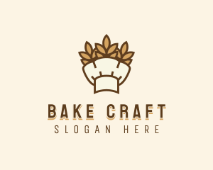 Baker Hat Wheat logo design