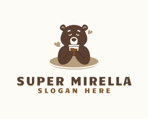 Coffee - Coffee Bear Latte logo design