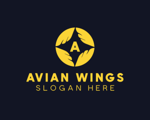 Star Bird Wings logo design