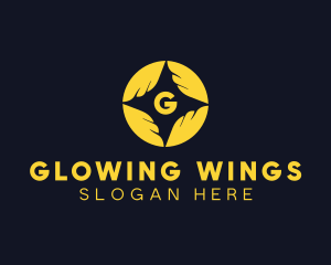 Star Bird Wings logo design