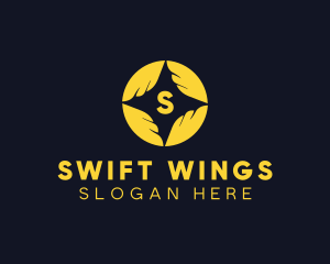 Star Bird Wings logo design