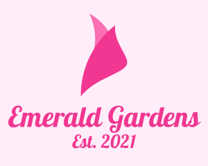 Pink Rosebud Petals logo design