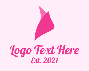 Floral Arrangement - Pink Rosebud Petals logo design