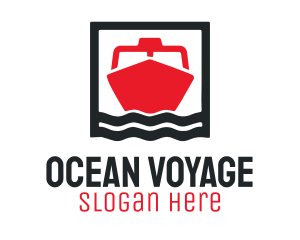 Sea Travel Boat logo design