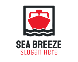 Sea Travel Boat logo design