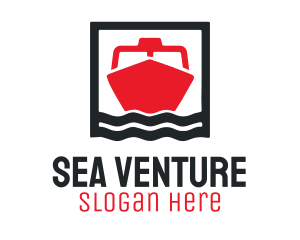 Sea Travel Boat logo design