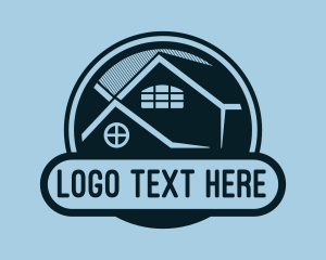 Window - Roofing Window House logo design