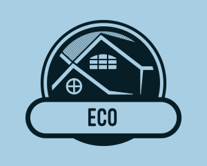 Roofing Window House Logo