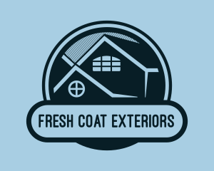 Exterior - Roofing Window House logo design
