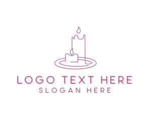 Candle Maker - Scented Candle Decoration logo design