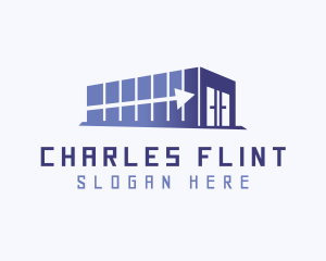 Violet - Arrow Shipping Container logo design