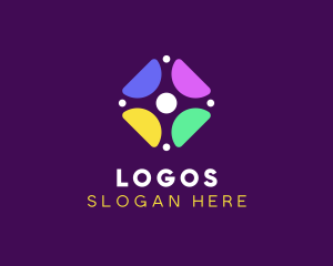 Colorful - Abstract Flower Business logo design