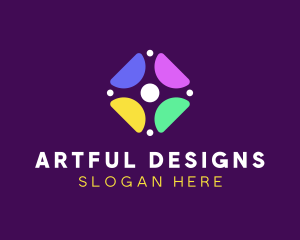 Abstract Flower Business logo design