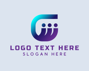 Professional - Modern Group Wave Letter G logo design