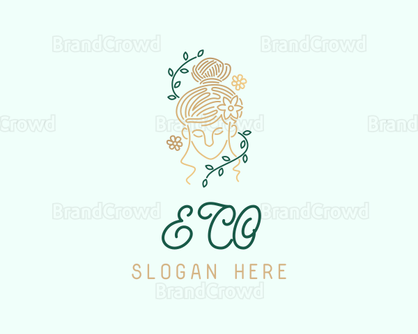 Vine Woman Beauty Logo