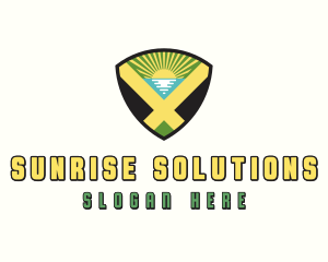 Sunrise Caribbean Jamaica logo design