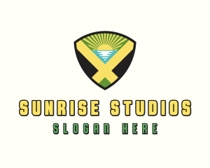 Sunrise Caribbean Jamaica logo design